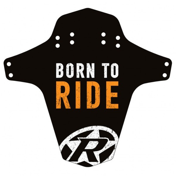 Omvänd - Stänkskydd Born To Ride - förkläde orange