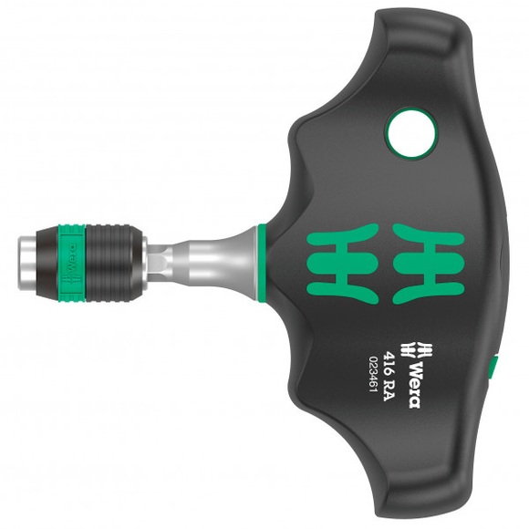 Wera - 416 RA Quergriff Rapidaptor - Velowerkzeug grün/schwarz