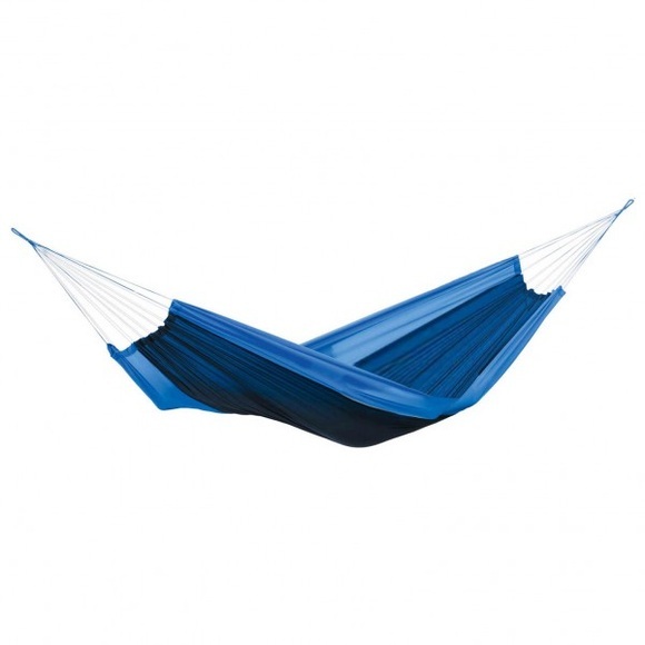 Amazonas - Silk Traveller - Hängematte blau/weiß;weiß