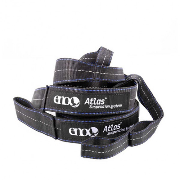 ENO - Atlas Suspension System - Hängemattenaufhängung Gr 411 x 4/2 cm - XL schwarz/ royal