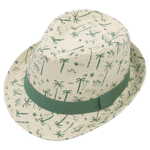 maximo - Boy's Trilby Palmen - Hut Gr 55 cm beige