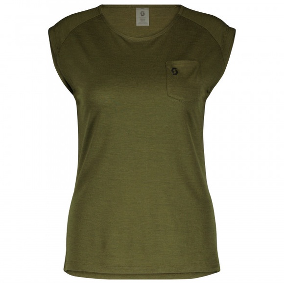 Scott - Women's Defined Merino Tank - Merinoshirt Gr XL oliv