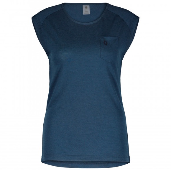 Scott - Women's Defined Merino Tank - Merinoshirt Gr M blau