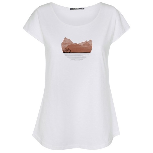 GreenBomb - Women's Bike Mountain Lake (Cool) - T-Shirt Gr L;M weiß