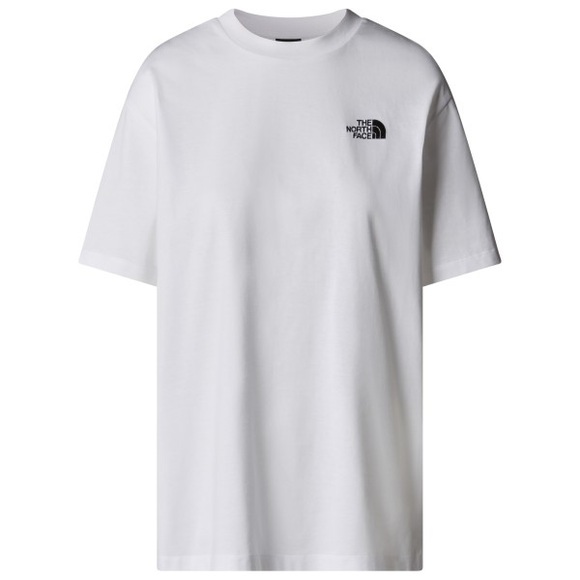 The North Face - Women's S/S Essential Oversize Tee - T-Shirt Gr XS grau/weiß