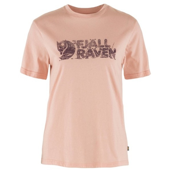 Fjällräven - Women's Lush Logo T-Shirt - T-Shirt Gr XXS rosa