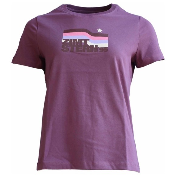 Zimtstern - Women's Northz Tee S/S - T-Shirt Gr L;S;XL;XS grau/braun;lila