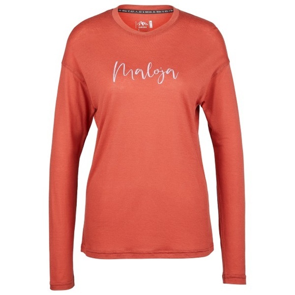 Maloja - Women's FuschlseeM. Puzzle - Merinoshirt Gr XS rosa