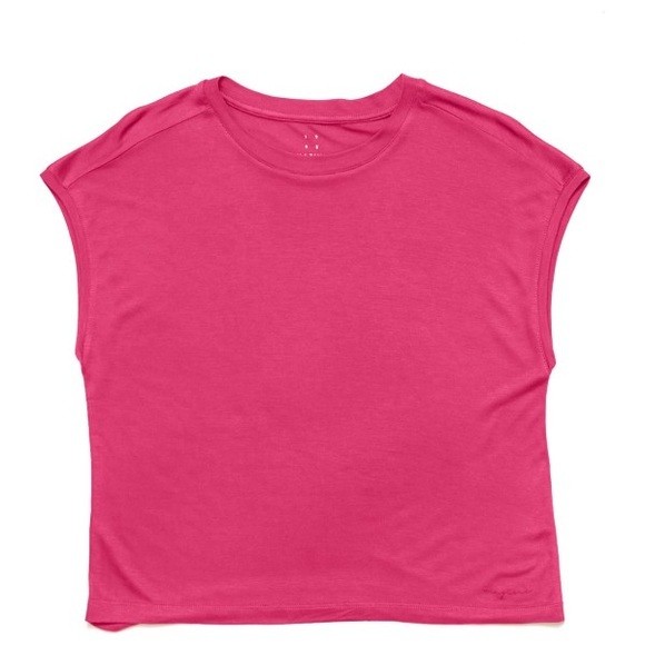 Mazine - Women's Cropped T Loose Fit - T-Shirt Gr S rosa