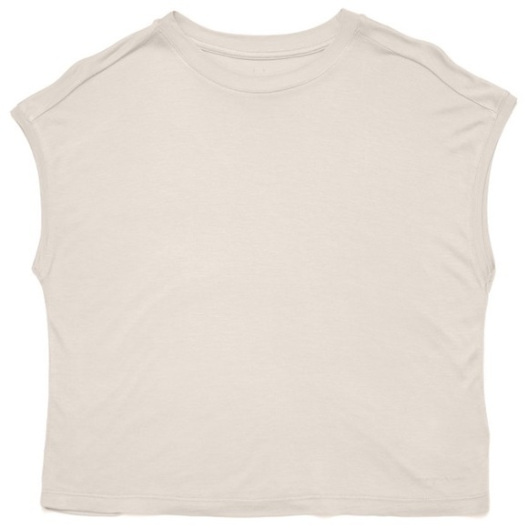 Mazine - Women's Cropped T Loose Fit - T-Shirt Gr S beige
