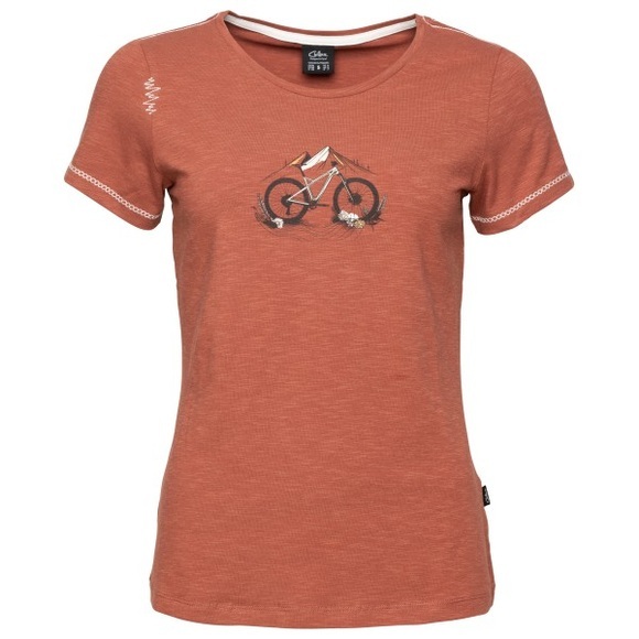 Chillaz - Women's Gandia Mountainbike Flowers T-Shirt - T-Shirt Gr 34 rot