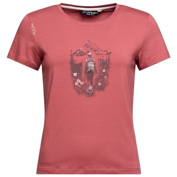 Chillaz - Women's Iseo Mountain Paradise T-Shirt - T-Shirt Gr 32 rosa/rot