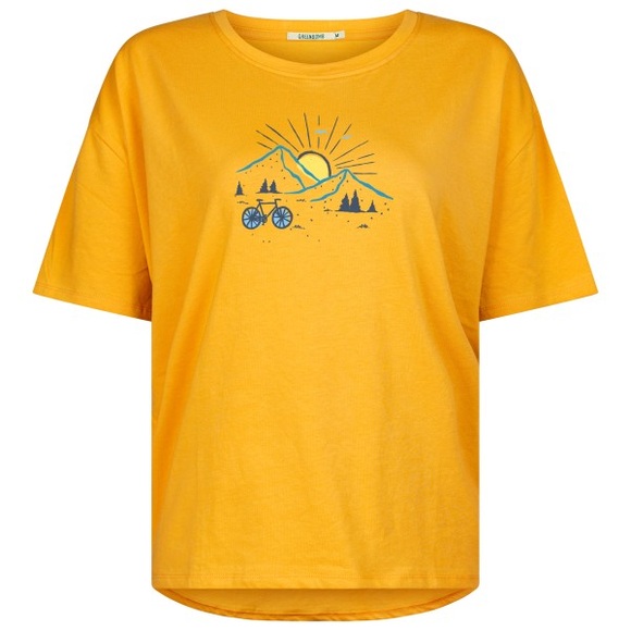GreenBomb - Women's Nature Sunset Ride Feel T-Shirt - T-Shirt Gr XS orange
