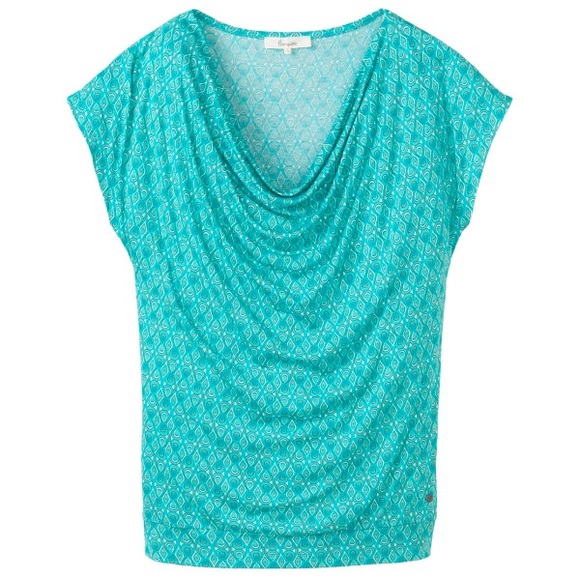 Tranquillo - Women's Lockeres Shirt aus Ecovero Viskose - T-Shirt Gr S türkis