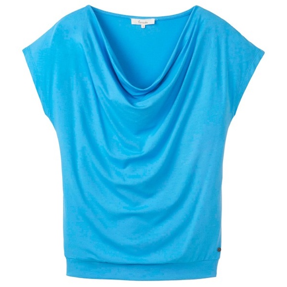 Tranquillo - Women's Lockeres Shirt aus Ecovero Viskose - T-Shirt Gr S blau