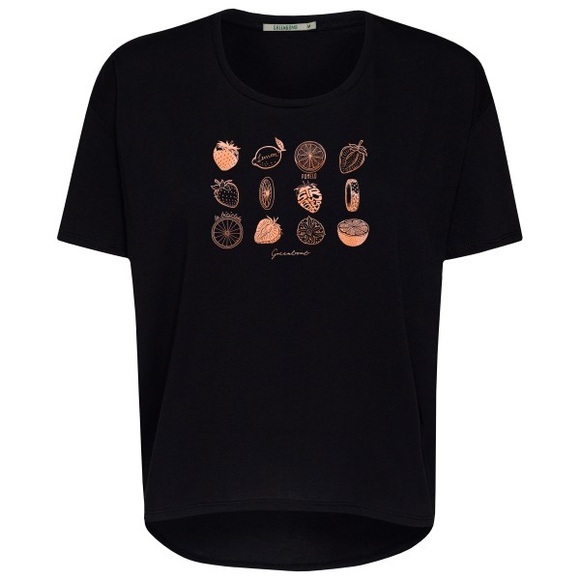 GreenBomb - Women's Bike Strawberry Feel T-Shirt - T-Shirt Gr S schwarz