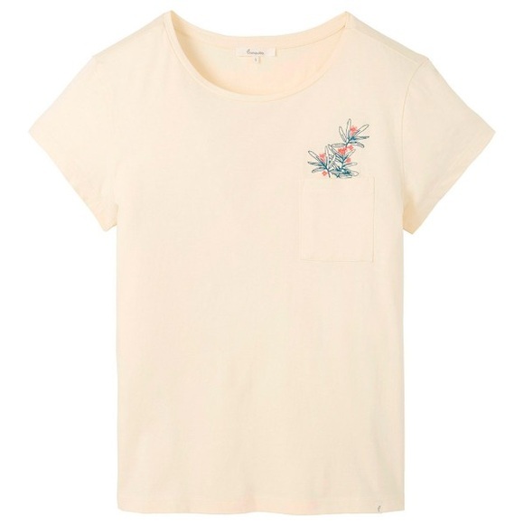 Tranquillo - Women's T-Shirt mit Stickerei - T-Shirt Gr XS weiß