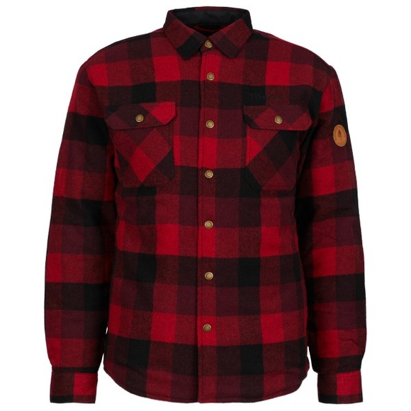Pinewood - Canada Classic 2.0 Hemd - Freizeitjacke Gr 3XL;4XL;5XL;L;M rot;schwarz