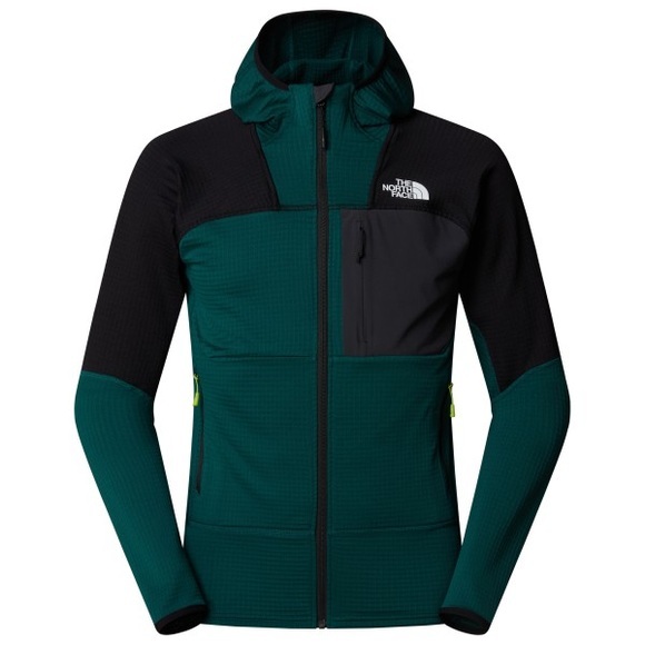 The North Face - Stormgap Powergrid Hoodie - Fleecejacke Gr XXL grün/schwarz