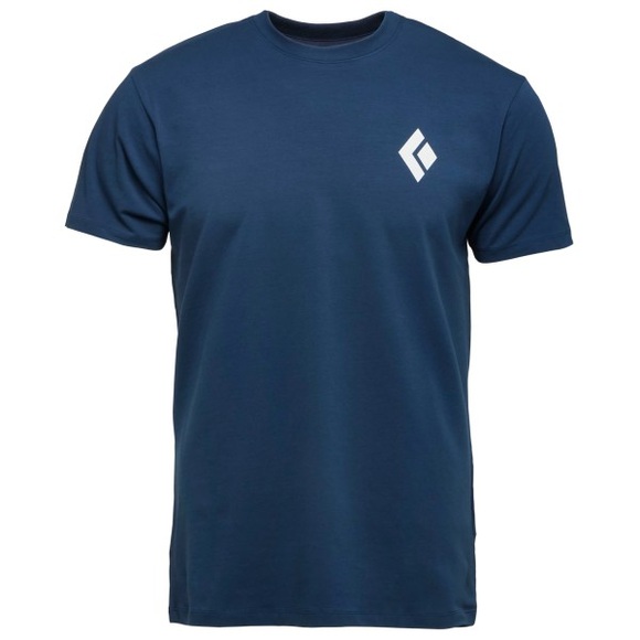 Black Diamond - S/S Equipment For Alpinist Tee - T-Shirt Gr M blau