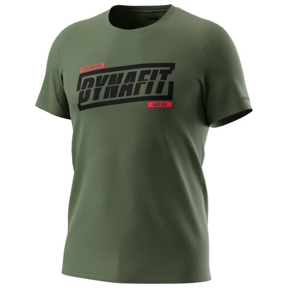 Dynafit - Graphic Cotton S/S Tee - T-Shirt Gr 46 oliv