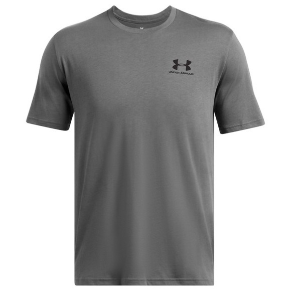 Under Armour - Sportstyle Left Chest S/S - Funktionsshirt Gr S - Regular grau
