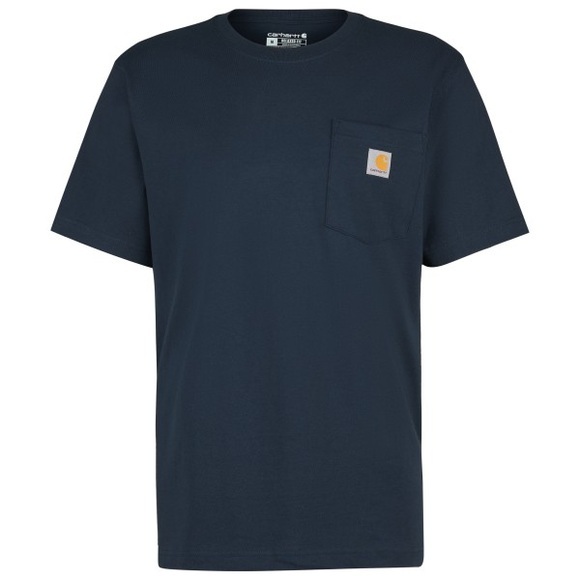 Carhartt - Workw Pocket S/S - T-Shirt Gr L blau