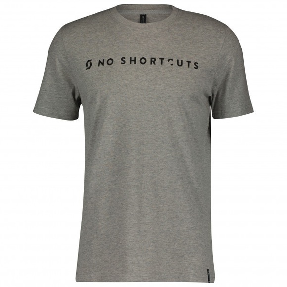 Scott - No Shortcuts S/S - T-Shirt Gr S grau