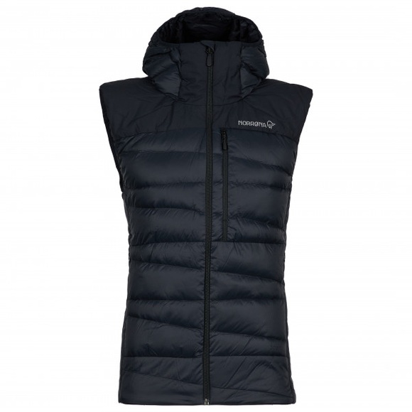 Norrøna - Falketind Down750 Vest - Daunengilet Gr M blau/schwarz