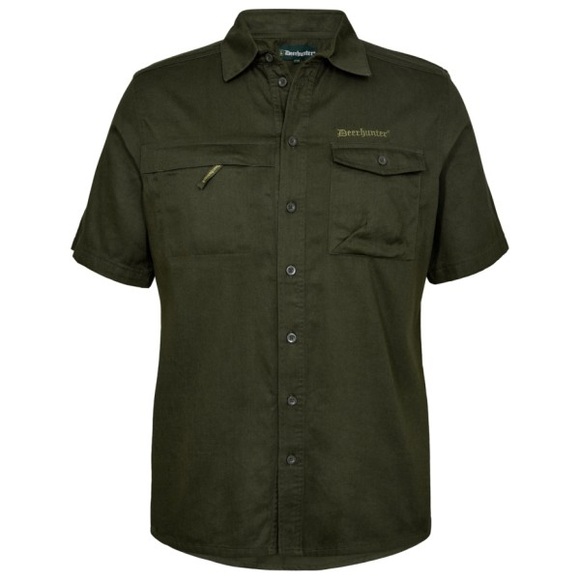 Deerhunter - Atlas Hemd S/S - Hemd Gr 43/44 oliv
