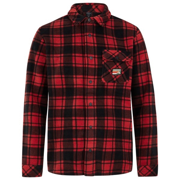 Protest - Prtoutwell Outdoor Overshirt - Hemd Gr M;S;XL blau/schwarz;rot;schwarz