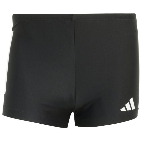 adidas - 3 Stripes Bold Boxer - Badehose Gr 4 schwarz