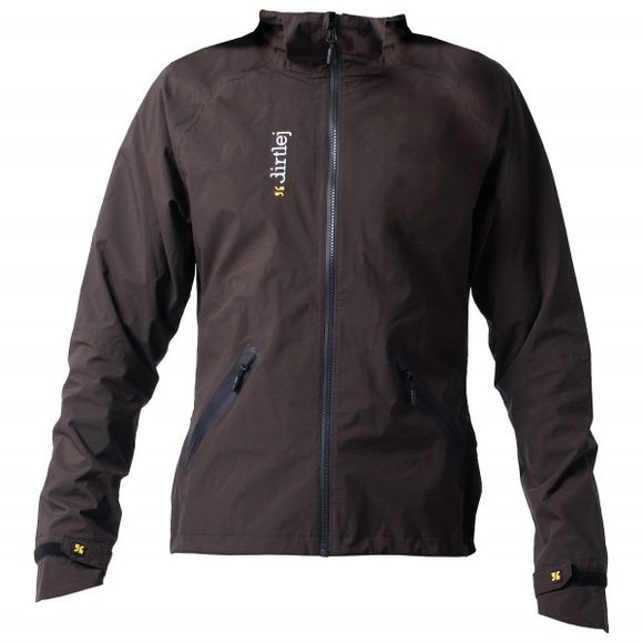 dirtlej - Weathershield Waterproof - Velojacke Gr XS grau/schwarz