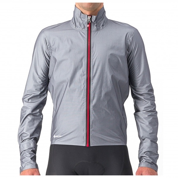 Castelli - Tempesta Lite Jacket - Velojacke Gr 3XL grau