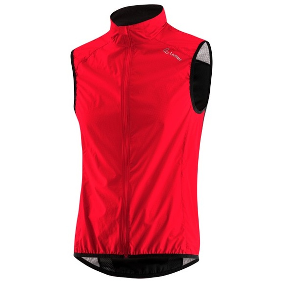 Löffler - Bike Vest WPM Pocket - Velogilet Gr 50 rot