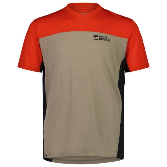 Mons Royale - Redwood Enduro VT - Velotrikot Gr L beige