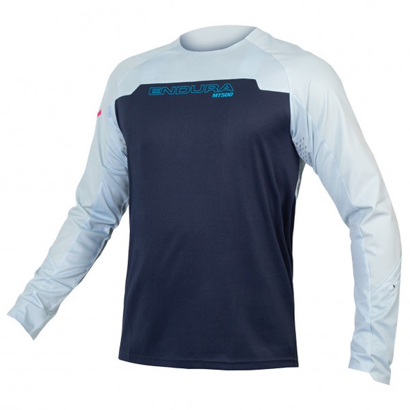 Endura - MT500 Burner Trikot Langarm - Velotrikot Gr XL blau