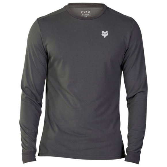 FOX Racing - Ranger Drirelease MD L/S Jersey Tred - Velotrikot Gr M grau