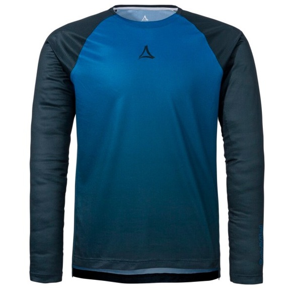 Schöffel - Longsleeve Style Koitere - Velotrikot Gr 52 blau