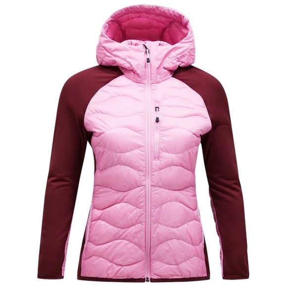 Peak Performance - Women's Helium Down Hybrid Hood - Daunenjacke Gr S rosa
