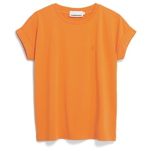 ARMEDANGELS - Women's Idaa Logo - T-Shirt Gr M orange