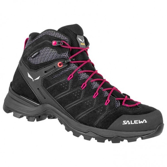 Salewa - Women's Alp Mate Mid WP - Wanderschuhe Gr 6,5 schwarz