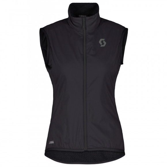 Scott - Women's Vest Trail Storm Insuloft Alpha - Velogilet Gr L schwarz/grau