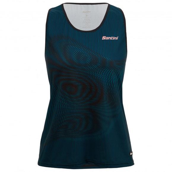 Santini - Women's Vortex Top - Velo Singlet Gr M blau