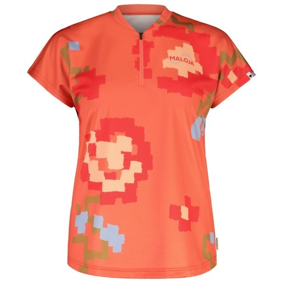 Maloja - Women's HocheiserM. All Mountain 1/2 - Velotrikot Gr XS rot