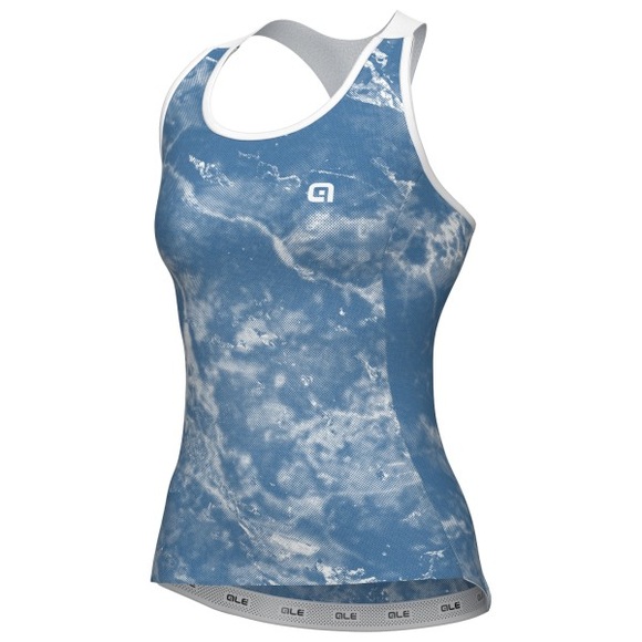 Alé - Women's Pragma Marble Tank Top - Velo Singlet Gr L blau