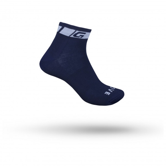 GripGrab - Classic Low Cut Sock - Velosocken Gr 44-47 - L blau/weiß