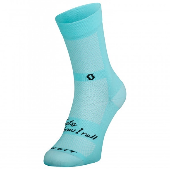 Scott - Trail Contessa Signature Crew Socks - Velosocken Gr 36-38 türkis