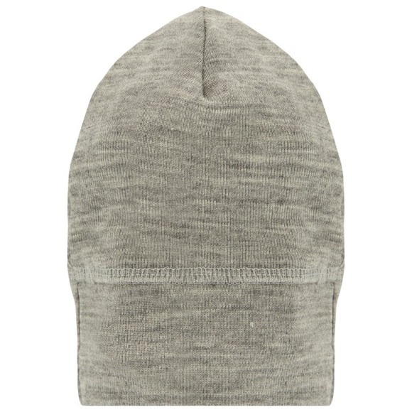 Engel - Baby Mütze Wolle/Seide - Mütze Gr 98/104 grau