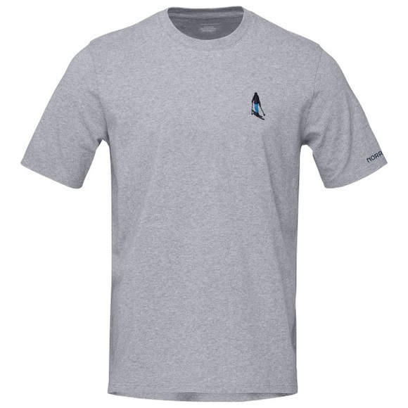 Norrøna - /29 Cotton Activity Embroidery - T-Shirt Gr M grau
